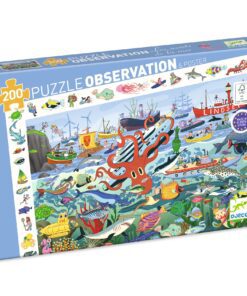 Megfigyeltető puzzle - Tenger titkai, 200 db-os - Secrets of the Sea