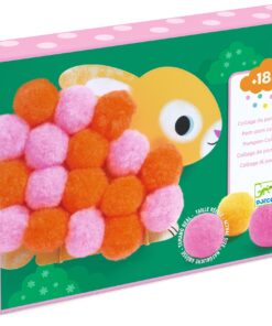 Pompom-kép készítés - Állatok és pomponok - Animals and Pom-pom Circles