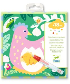 Vízzel színező készlet - Kukucs! Állatbébik a kertben - Peekaboo! Garden Baby Animals