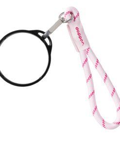 DOPPER csuklópánt FEKETE bögregyűrűvel – Cherry Pink