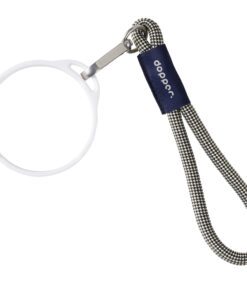 DOPPER csuklópánt FEHÉR bögregyűrűvel – Sandy Black