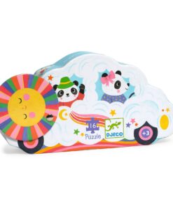 Formadobozos puzzle - Felhőjáró, 16 db-os - Cloud car