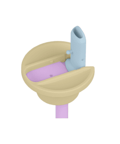 DOPPER szívószálas sportkupak (Flip Straw), Sunny Sorbet