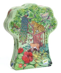 Formadobozos puzzle - Indiai dzsungel, 54 db-os - Indian jungle