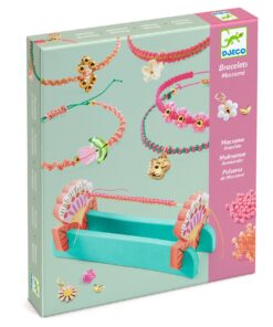 Ékszerkészítő készlet - Rózsaszín makramé karkötők - Pink macrame bracelets