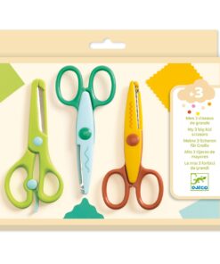 Kreatív eszközök - 3 olló: sima, cikk-cakk, hullám - My 3 Big Scissors!