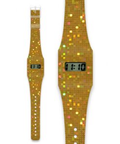 Papír karóra - GLITZERGOLD / METALLIC - Pappwatch