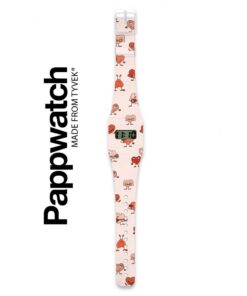 Papír karóra - HEARTS - Pappwatch Kids