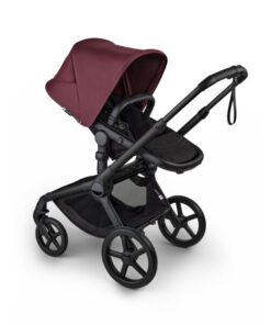 Bugaboo Fox 5 RENEW babakocsi Fekete váz Heritage Black szövettel, Dark Cherry