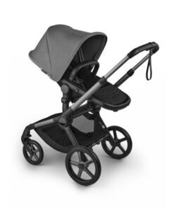 Bugaboo Fox 5 RENEW babakocsi Grafitszürke váz Heritage Black szövettel, Moon Grey
