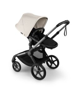 Bugaboo Fox 5 RENEW babakocsi Grafitszürke váz Heritage Black szövettel, Misty White