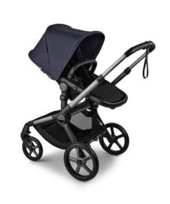 Bugaboo Fox 5 RENEW babakocsi Grafitszürke váz Heritage Black szövettel, Deep Indigo