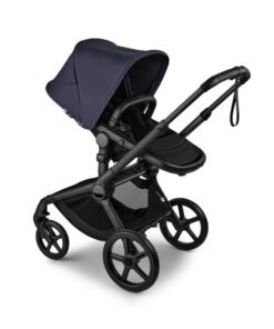 Bugaboo Fox 5 RENEW babakocsi Fekete váz Heritage Black szövettel, Deep Indigo