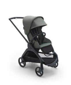 Bugaboo Dragonfly babakocsi Fekete váz forest green szövettel, Forest Green
