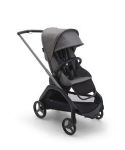 Bugaboo Dragonfly babakocsi Grafitszürke váz grey melange szövettel, Grey Melange