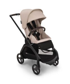 Bugaboo Dragonfly babakocsi Fekete váz Desert Taupe szövettel, Desert Taupe