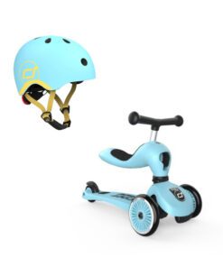 Scoot and Ride Highwaykick 1 2az1ben kismotor és roller Csomag Blueberry