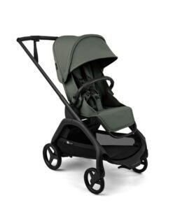 Bugaboo Dragonfly Plus babakocsi Fekete váz Forest Green szövettel, Forest Green