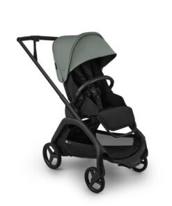 Bugaboo Dragonfly Plus babakocsi Fekeze váz Heritage Black szövettel, Forest Green