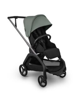 Bugaboo Dragonfly Plus babakocsi Grafitszürke váz Heritage Black szövettel, Forest Green
