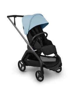 Bugaboo Dragonfly Plus babakocsi Grafitszürke váz Heritage Black szövettel, Skyline Blue