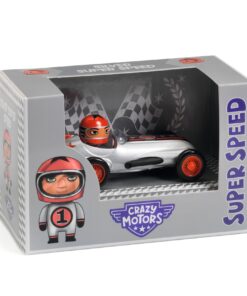 CRAZY MOTORS játékautó - Ezüst nyíl - Silver Super Speed