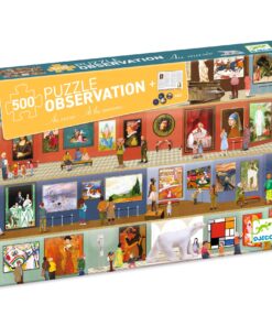 Megfigyeltető puzzle - A múzeumban, 500 db-os - At the Museum + booklet