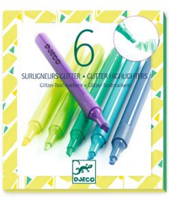 Szövegkiemelő toll készlet 6 csillámos színben, Mojito - Set of 6 glitter highlighters, Mojito